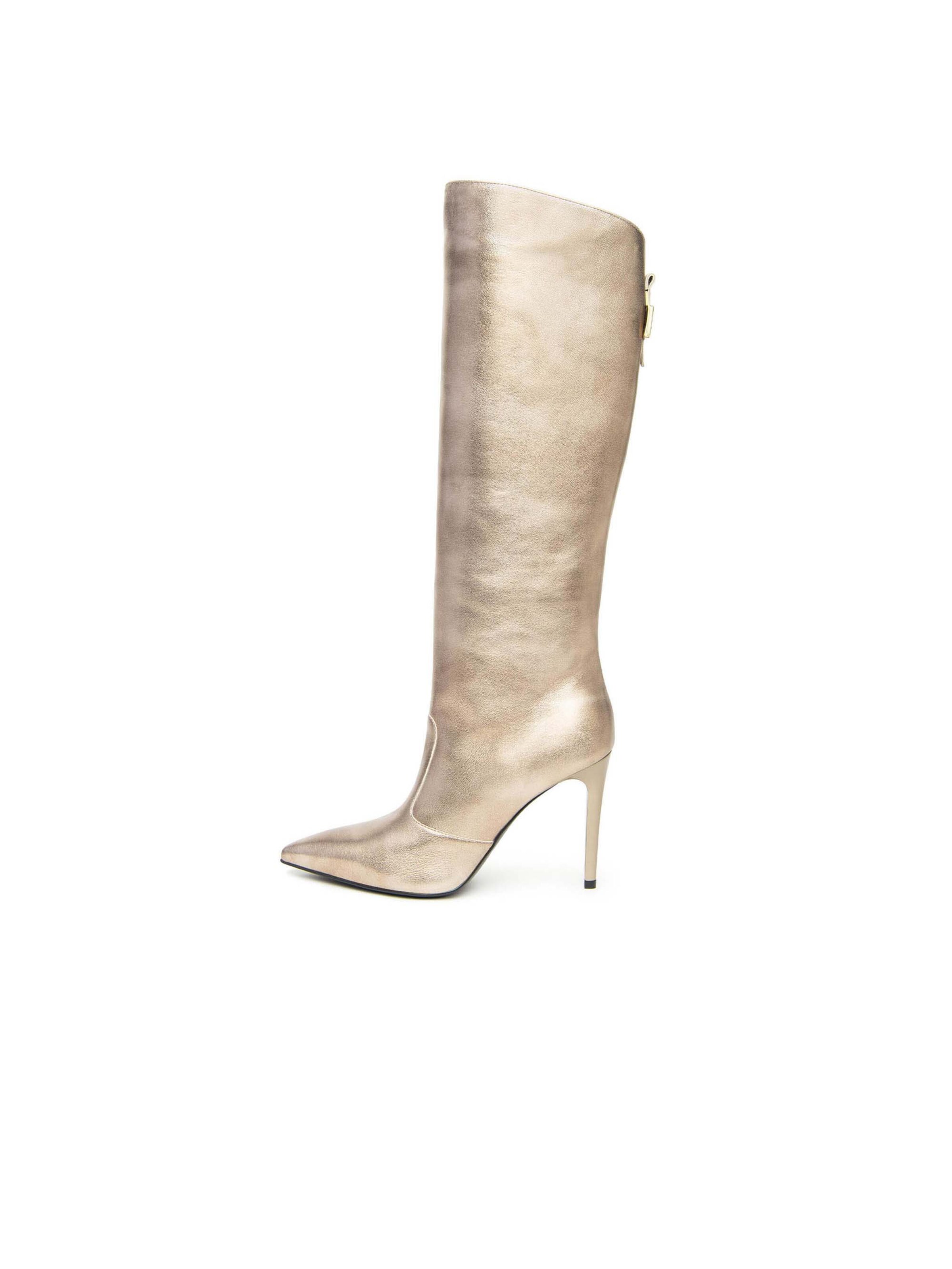 Bottes 'Lunar Breia Missi' Nero Giardini en bronze : devant