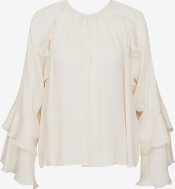 SEIDENSTICKER Blouse 'July Drop 252' in Wit: voorkant