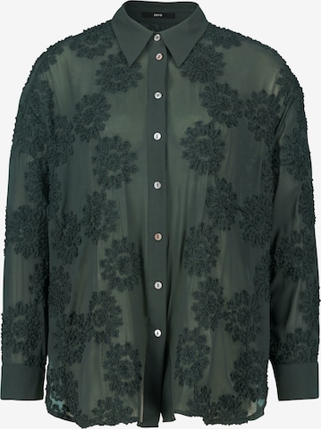 zero Blouse in Groen: voorkant