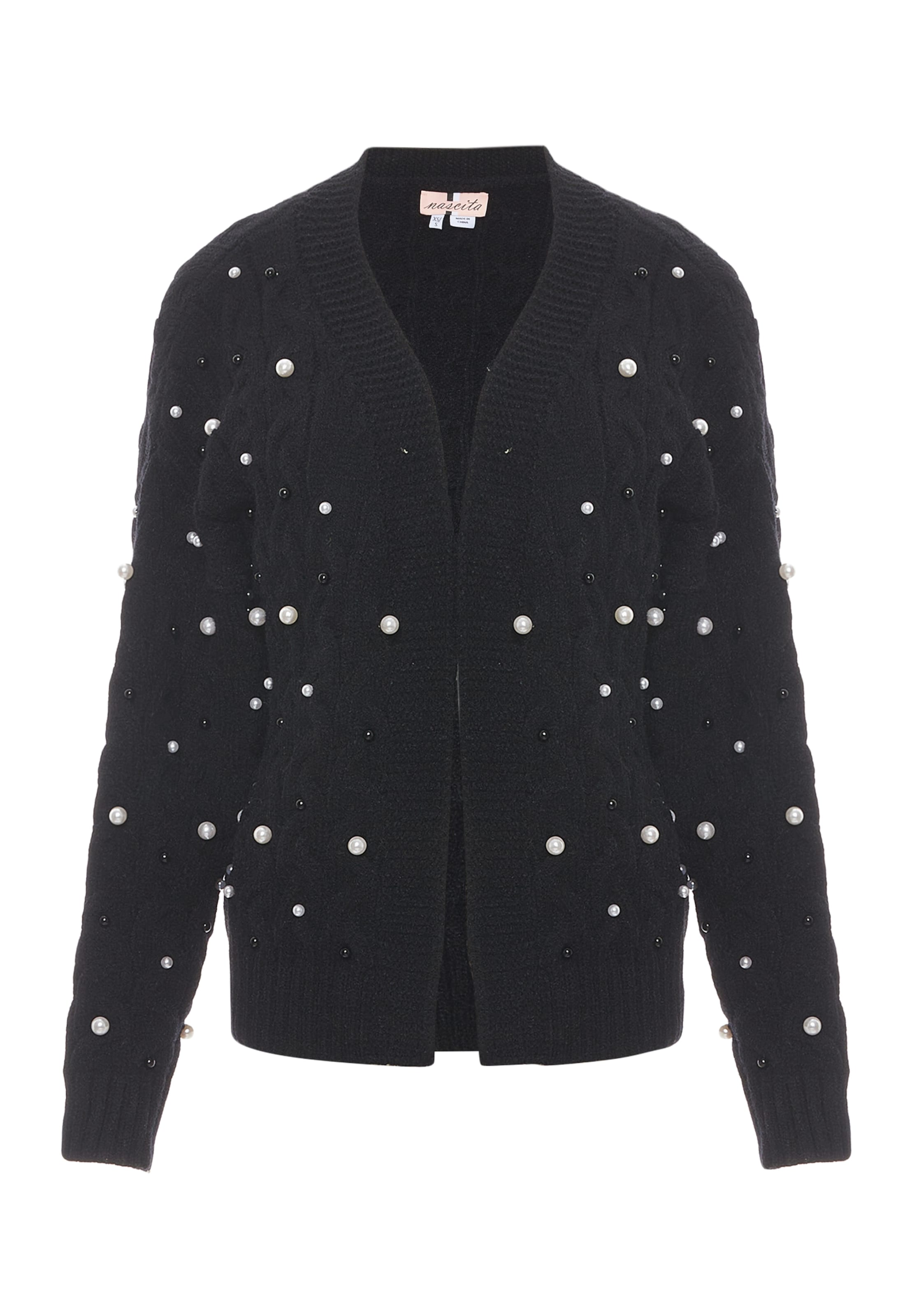 nascita Kardigan – černá: přední strana