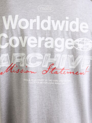 Tricou 'JCOMINERAL' de la JACK & JONES pe gri