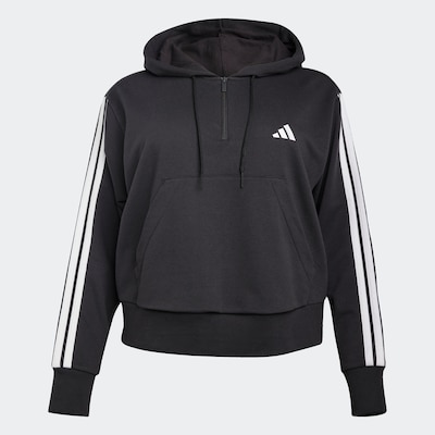 Hanorac sport 'Essentials' ADIDAS SPORTSWEAR pe negru / alb, Vizualizare produs