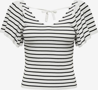 ONLY Μπλουζάκι 'LEELO' σε μαύρο / λευκό, Άποψη προϊόντος