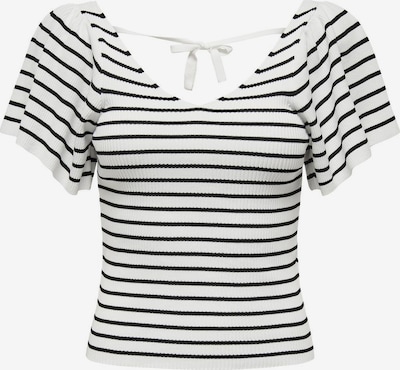 ONLY Shirt 'LEELO' in schwarz / weiß, Produktansicht