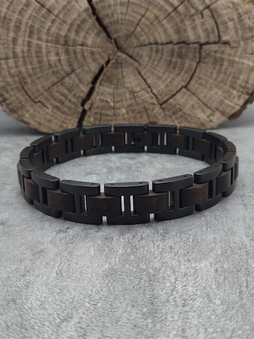 Holzwerk - Pulsera 'UNTERSEE' en negro