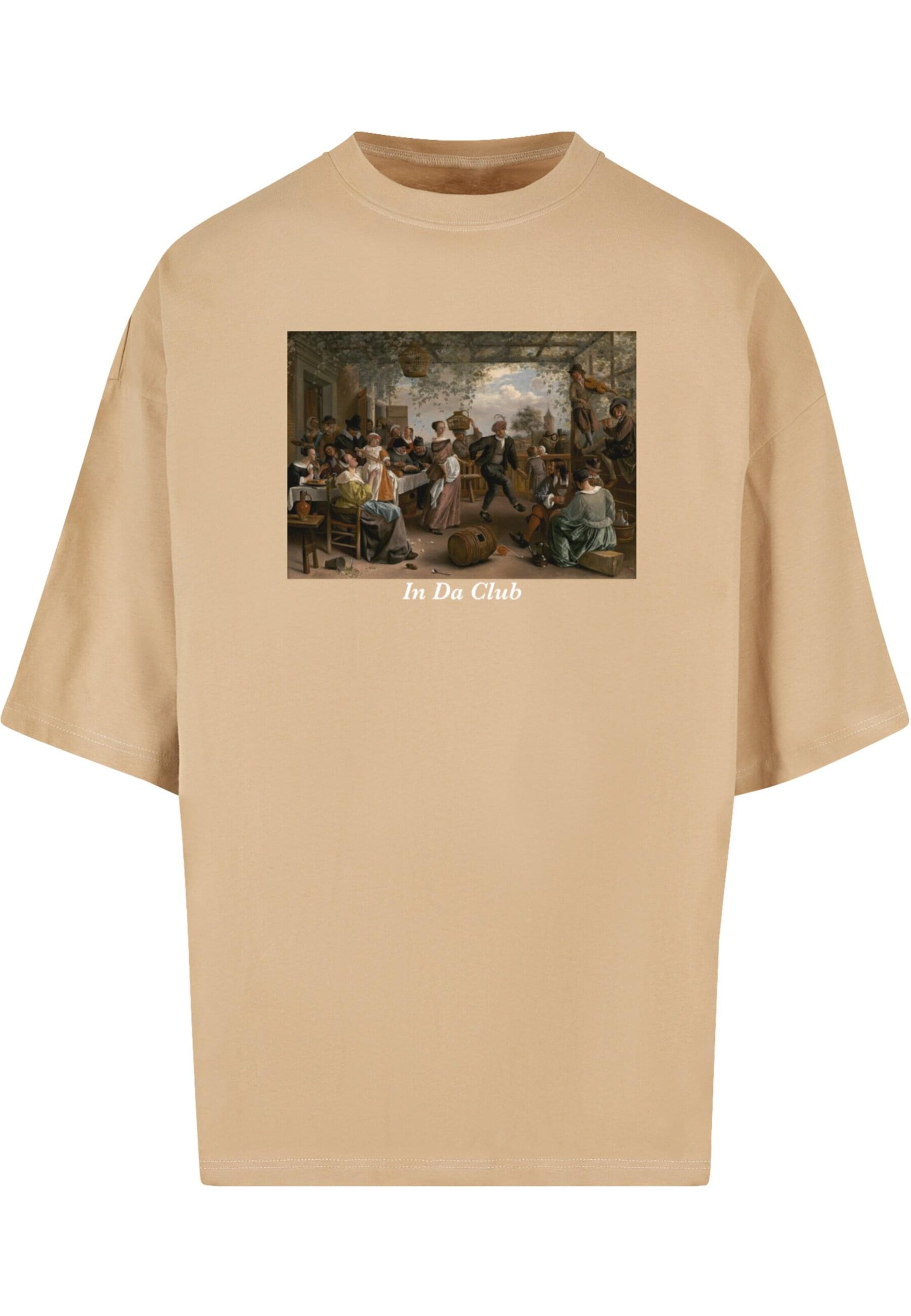 Mister Tee T-Shirt 'Club New Huge' in Beige: Vorderseite