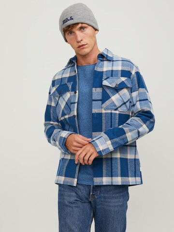 mėlyna JACK & JONES Standartinis modelis Marškiniai 'Roy'