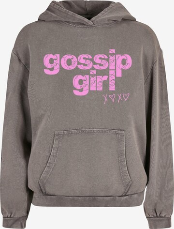 ABSOLUTE CULT Sweatshirt 'Gossip Girl - Swirl' in Grijs: voorkant