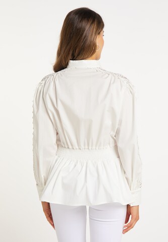 faina - Blusa en blanco