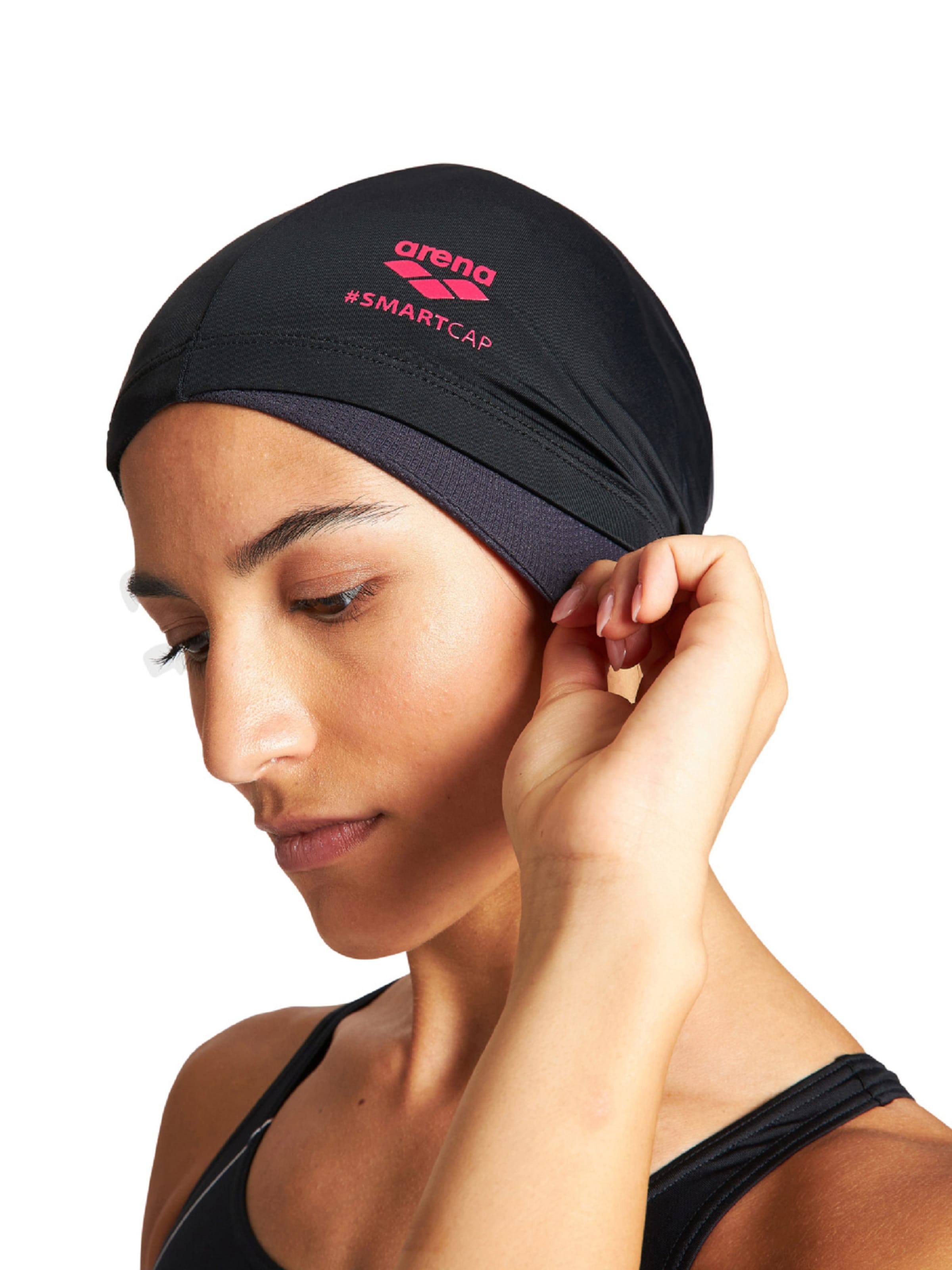 ARENA - Gorro de natación 'Smartcap' en negro