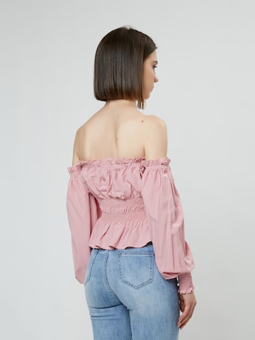 Influencer Bluse in Pink