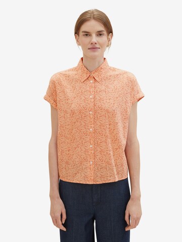 TOM TAILOR Bluse i orange: forside