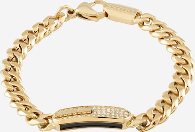 GUESS Bracelet en jaune d'or / noir / transparent, Vue avec produit