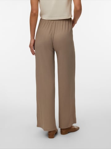 Wide Leg Pantalon 'MLSELIMA' MAMALICIOUS en gris