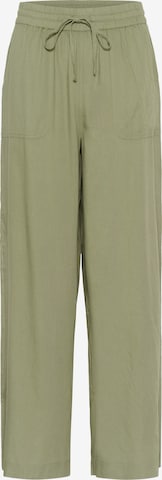 Pantalon Kaffe en vert : devant