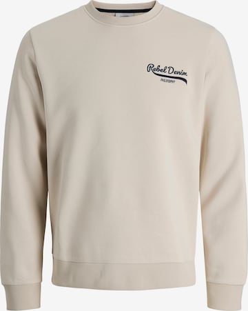 JJ Rebel Collegepaita 'JREBKIM' värissä beige: etupuoli