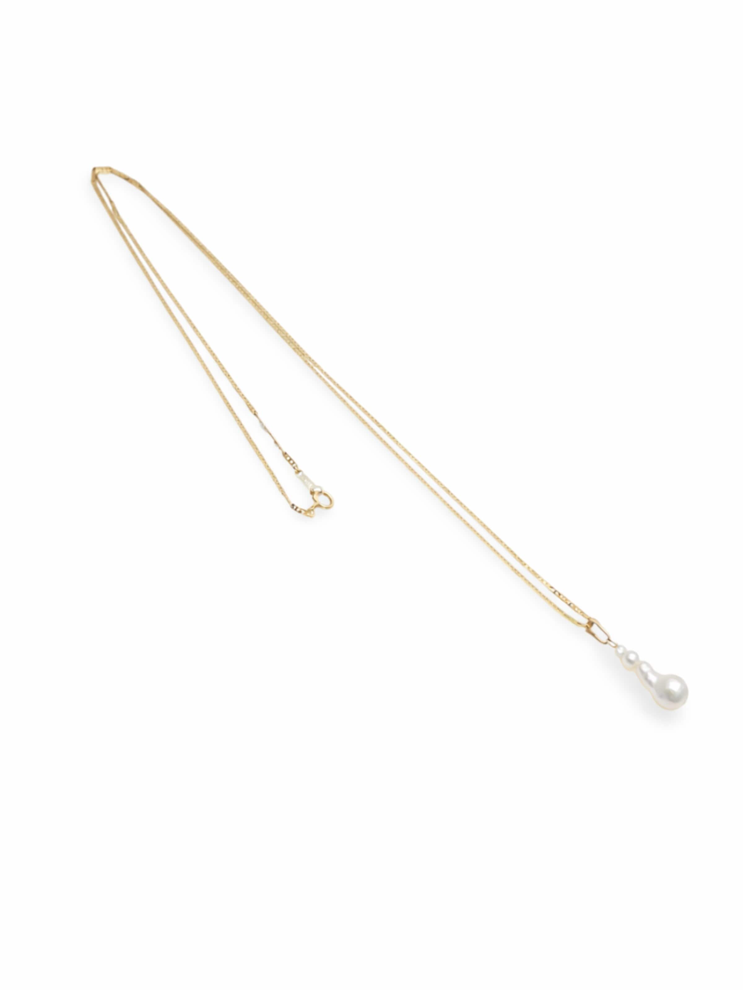 LA MAISON GISEL B. Kæde 'Emina' i gul: forside