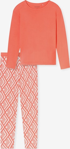 Pyjama ' Modern Nightwear ' SCHIESSER en orange : devant