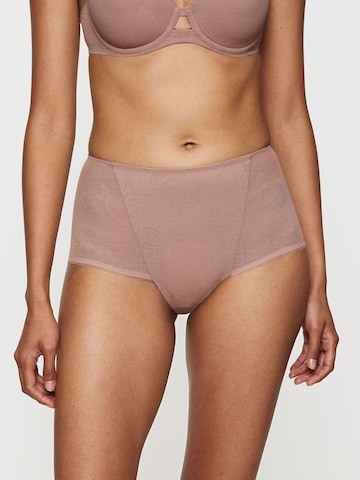 Slip 'Wild Rose Sensation' TRIUMPH en marron : devant