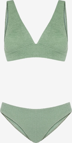 SORBET ISLAND Bikini 'Aqua' in Green: front