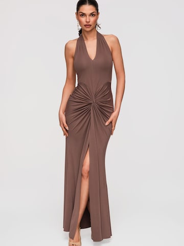 Ombre Evening Dress in Brown