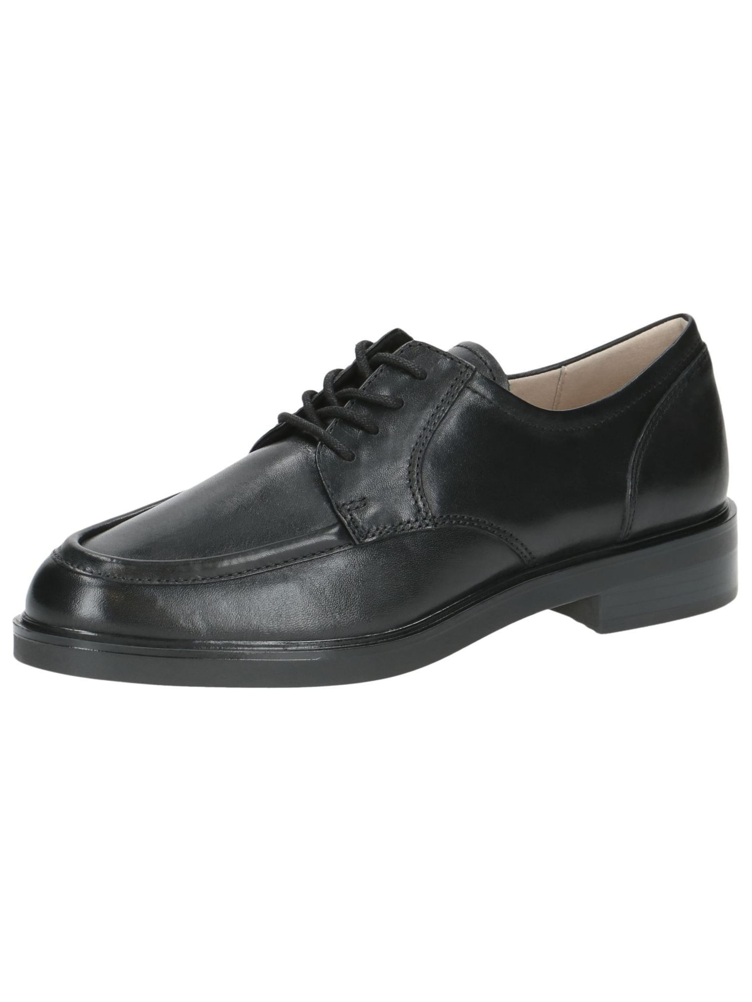 CAPRICE Lace-up shoe in Black: front