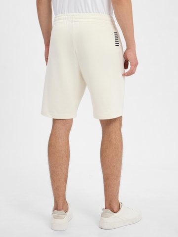 EA7 Emporio Armani Loosefit Broek in Wit