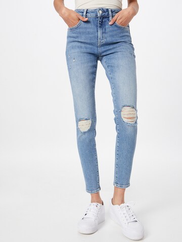 Superdry Skinny Jeans in Blauw: voorkant