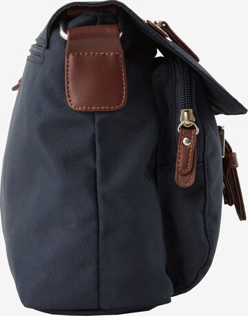 Borsa a tracolla 'Rina' di TOM TAILOR in blu