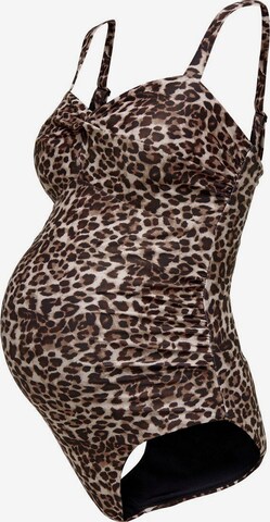 Maillot de bain Only Maternity en marron