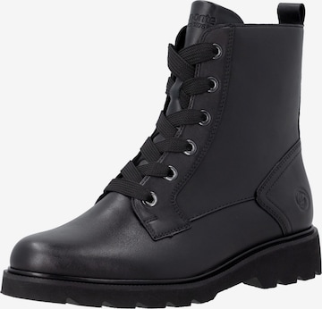 Bottines à lacets REMONTE en noir : devant