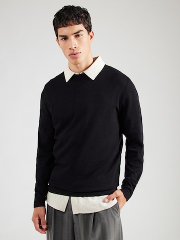 SELECTED Trui 'SLHRAVI' in Zwart: voorkant
