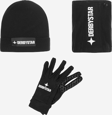 DERBYSTAR Athletic Gloves in Black: front