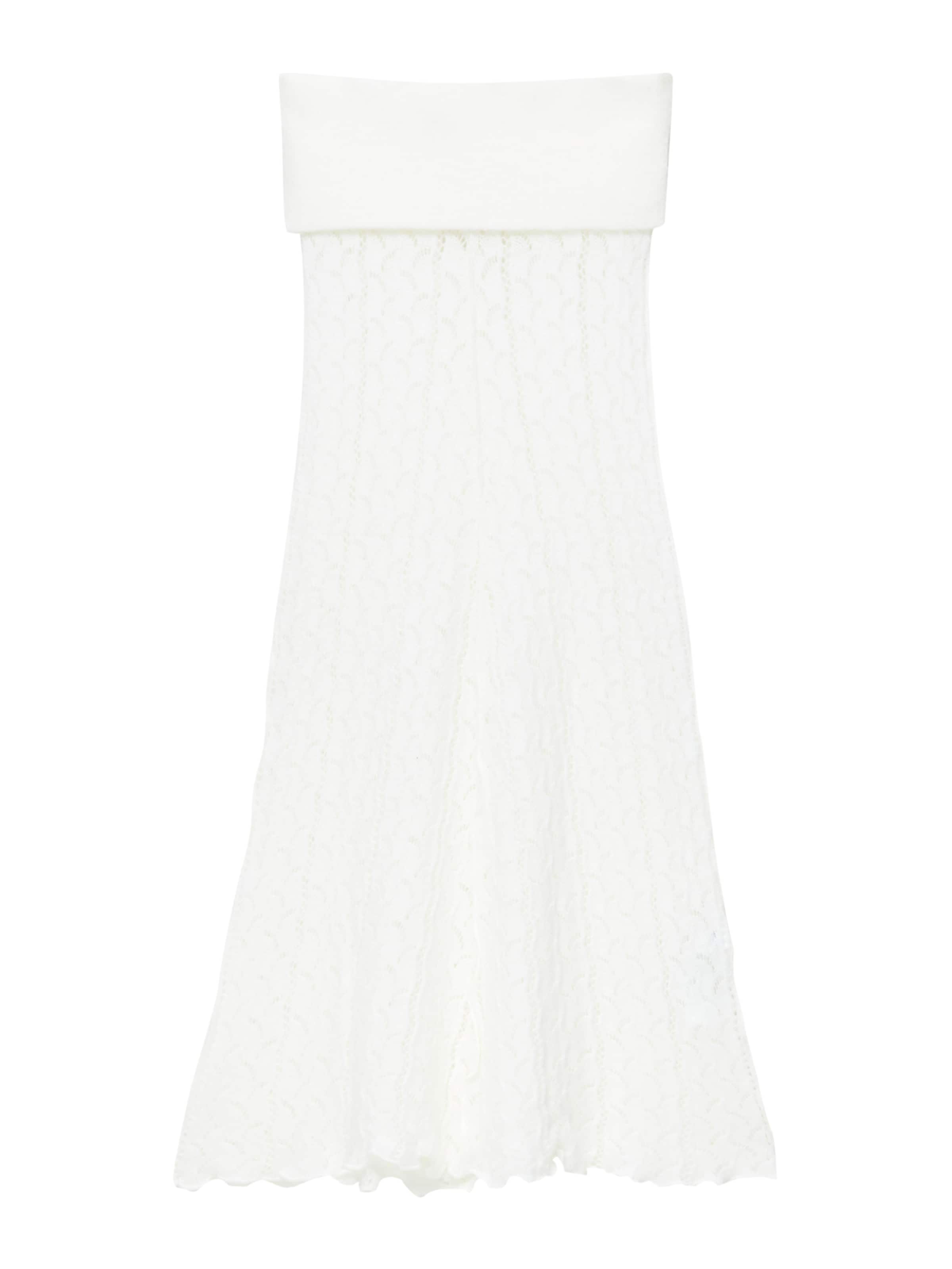 Jupe Pull&Bear en blanc : devant