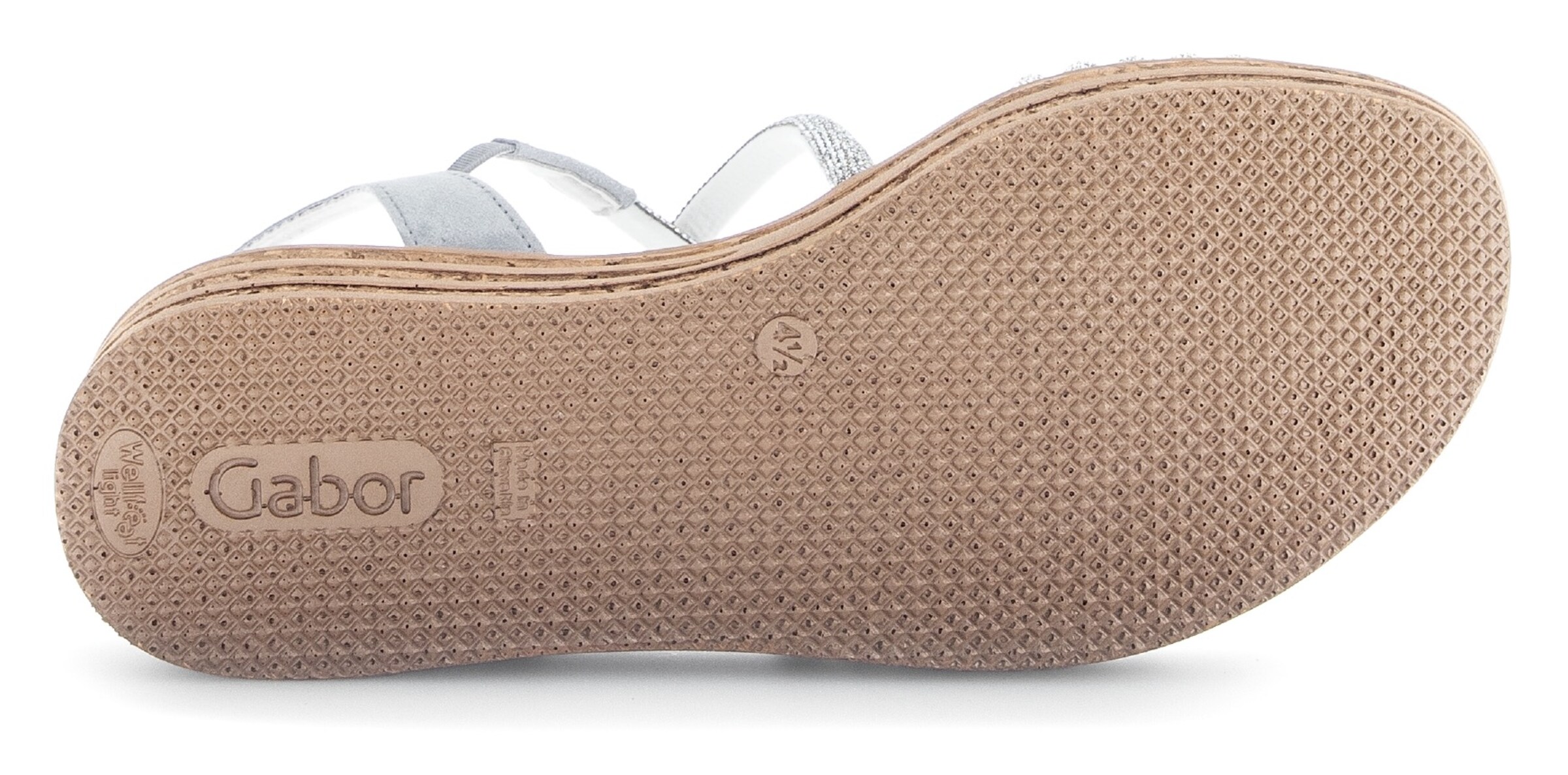 GABOR Sandale in Silber