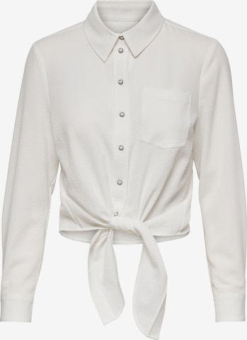 Camicia da donna 'Lecey' di ONLY in bianco: frontale