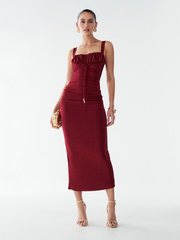 BWLDR - Vestido 'Woods' em vermelho