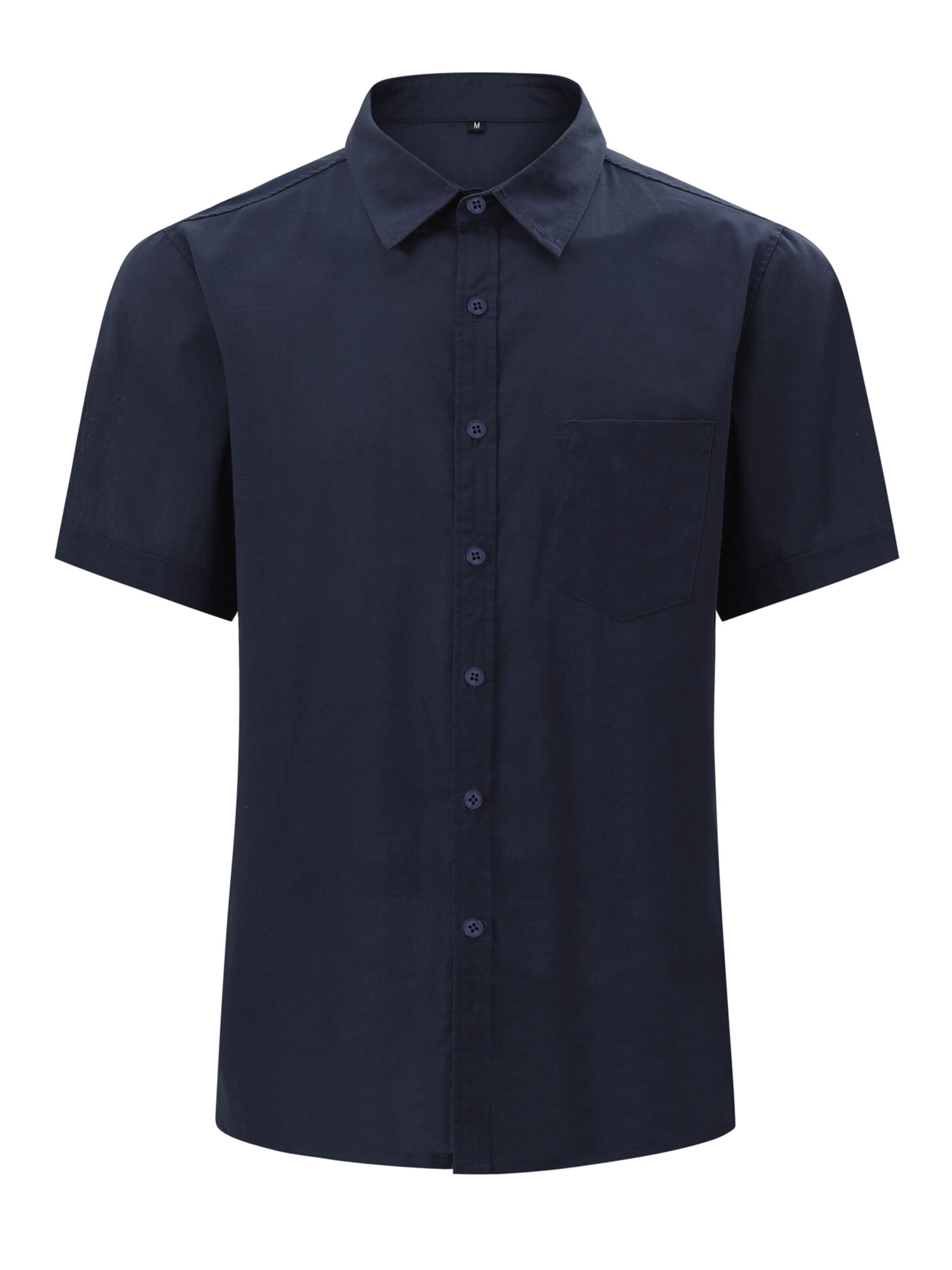 ALLTHEMEN Hemd 'Reine'‌‌‌‌‌‌‌ in Blau: Vorderseite