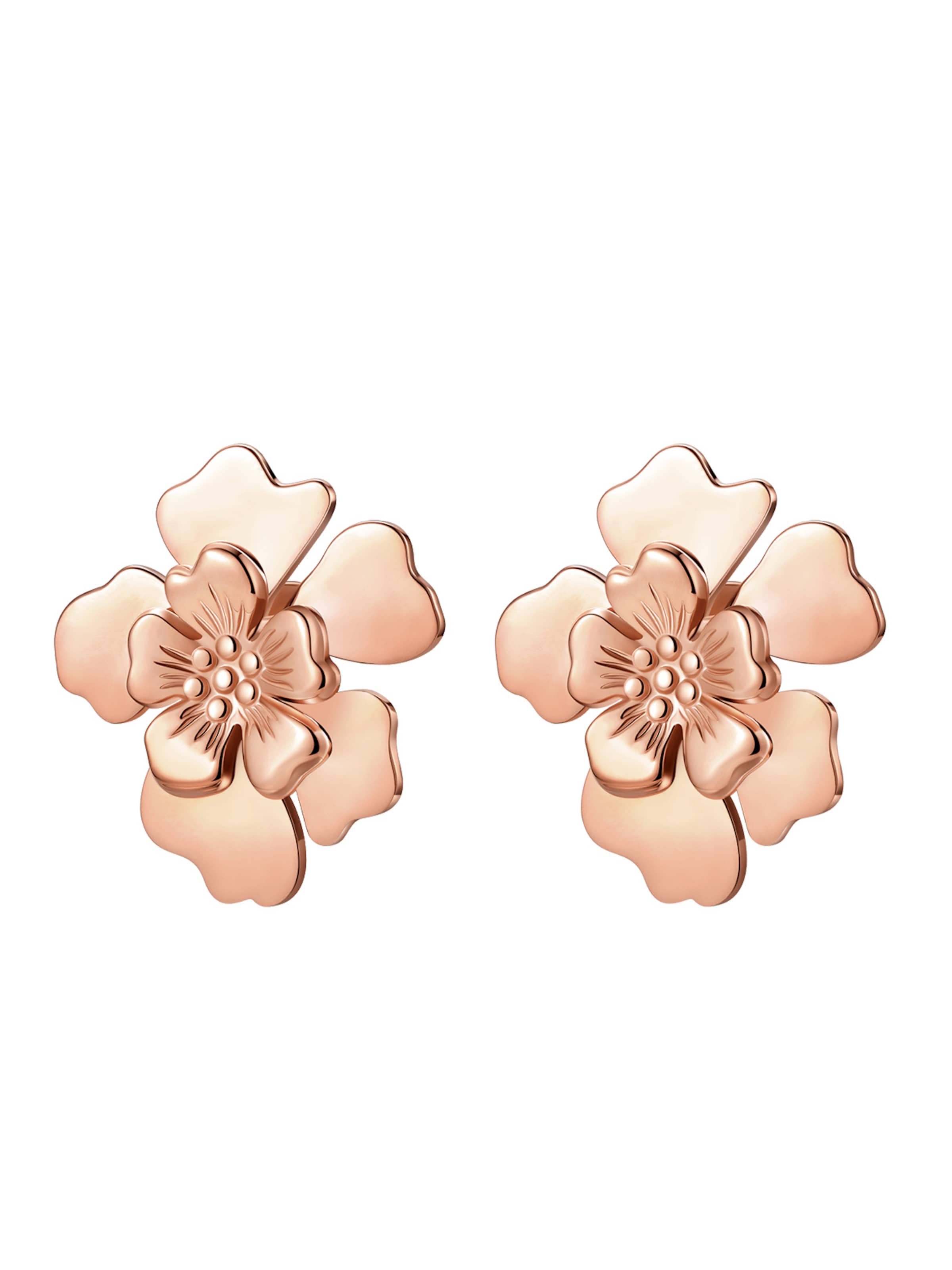 Hey Happiness Earrings 'Petal Blossom' in Gold: front
