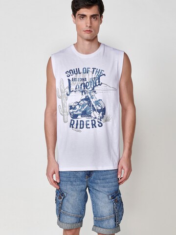KOROSHI Shirt in White: front