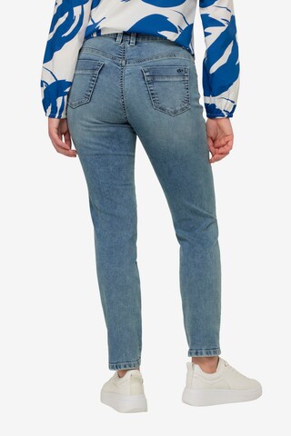 LAURASØN Slimfit Jeans in Blauw