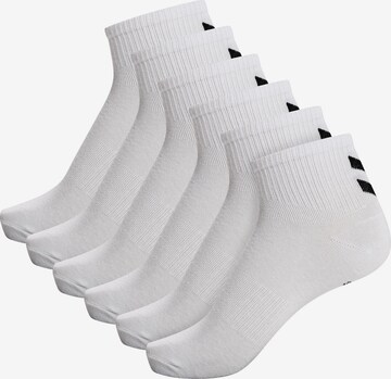 Hummel Athletic Socks in White: front