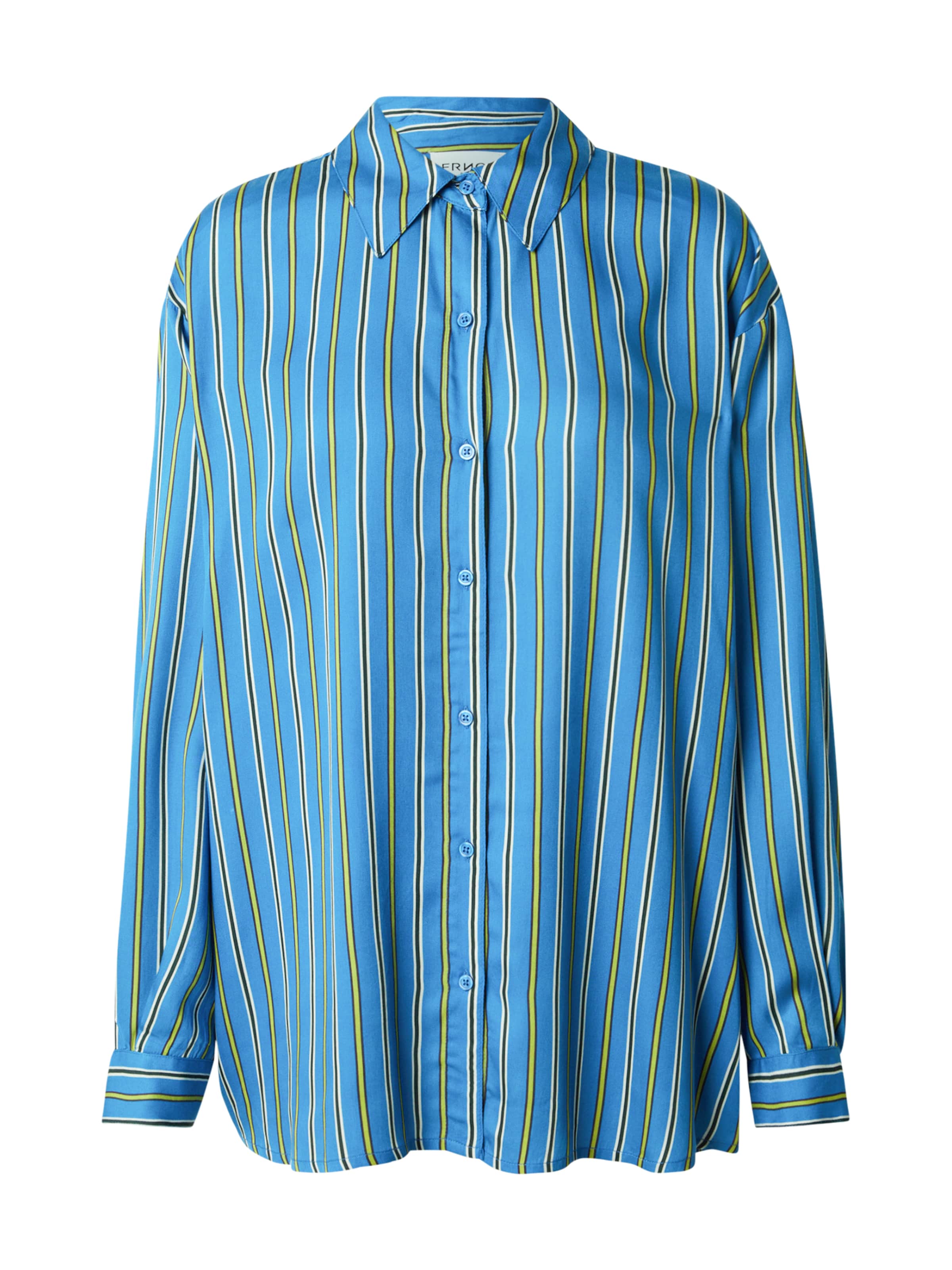 FRNCH PARIS Pluus 'Carla', värv sinine: eest vaates