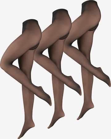 Nur Die Fine Tights ' Warm & Transparent langlebig 80 DEN ' in Black: front