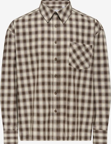 Only & Sons Comfort Fit Skjorte 'ONSELLIOT' i brun: forside
