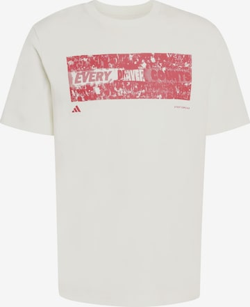 ADIDAS SPORTSWEAR Toiminnallinen paita 'STADIUM FANS' värissä valkoinen: etupuoli