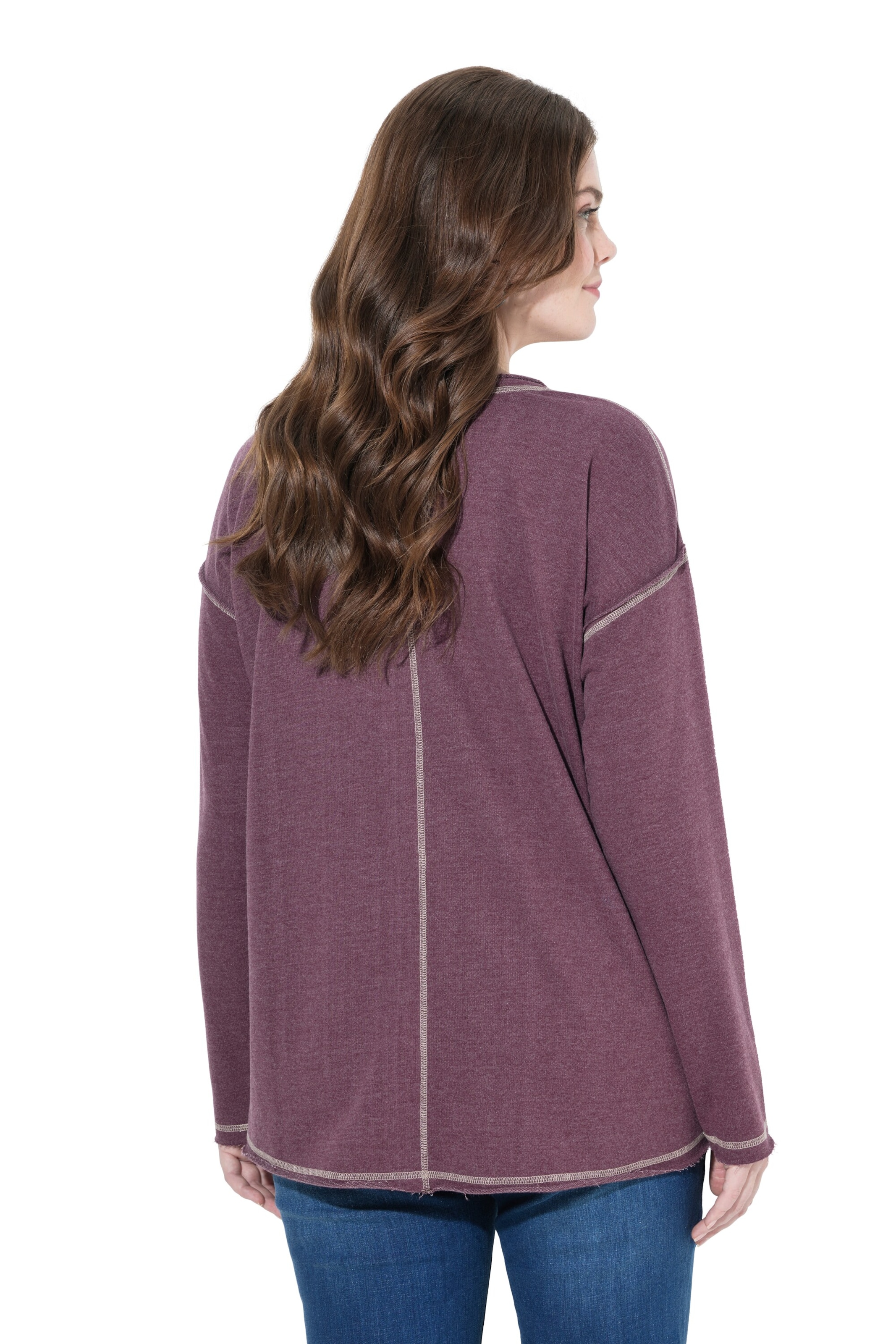 Ulla Popken - Sudadera 'Texas' en lila