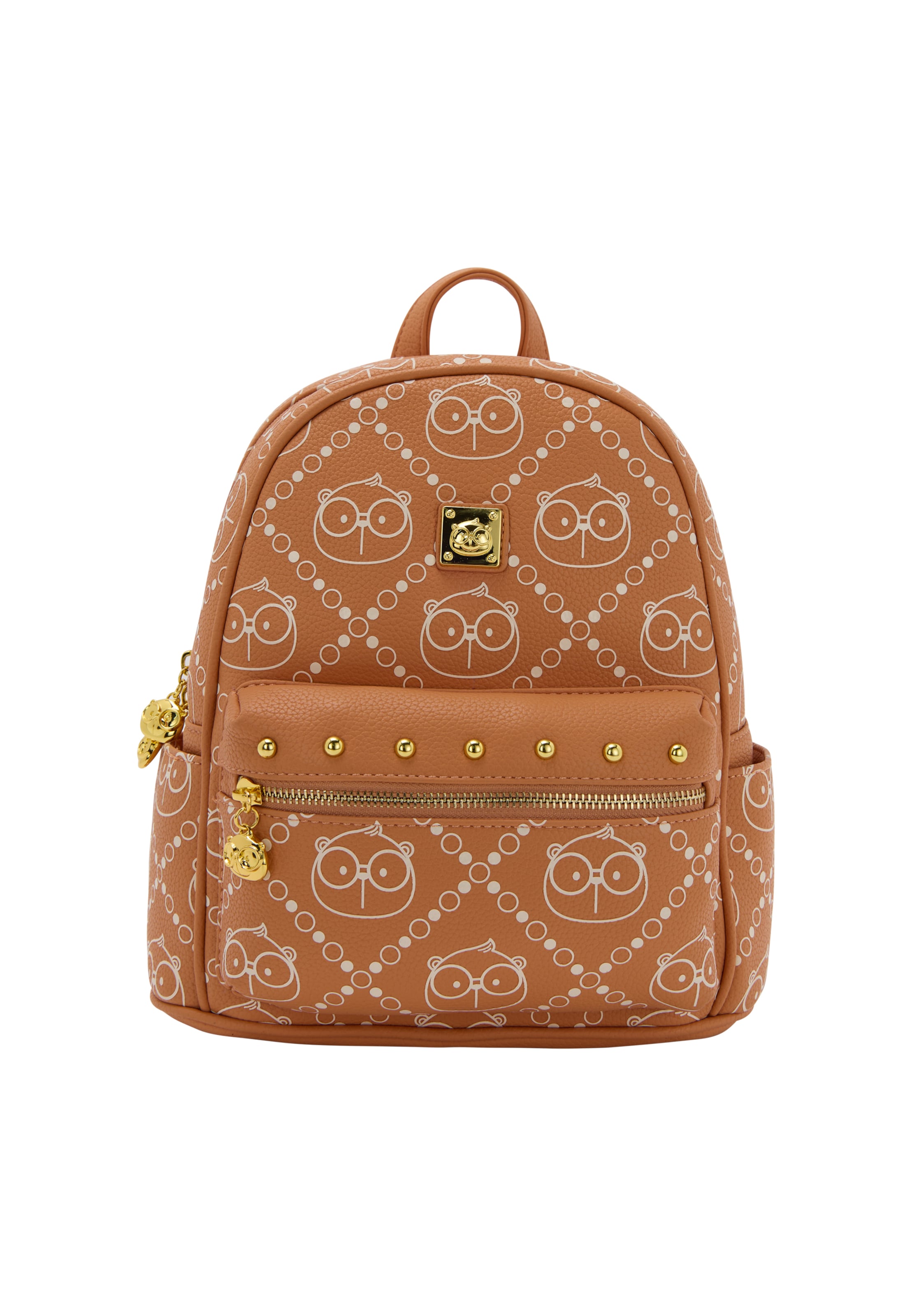 MYMO - Mochila em castanho: frente
