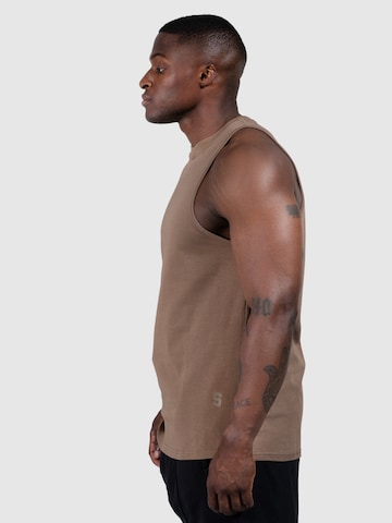 T-Shirt 'Armando' Smilodox en marron