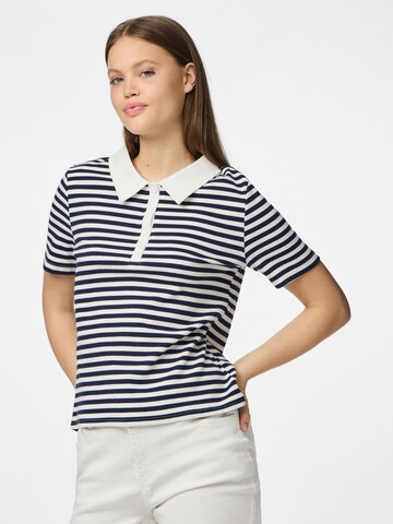 PIECES Shirt 'PCDonna' in Blue: front